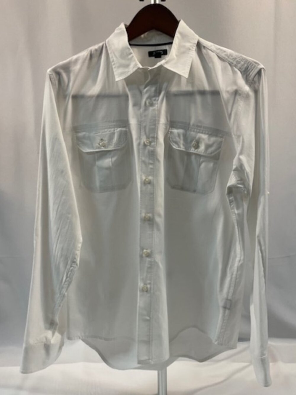 Men's White Cotton Apt.9 Dress Shirt